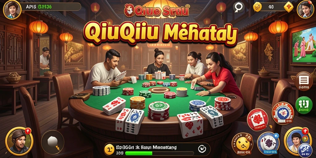 Tampilan gameplay QiuQiu yang menarik dan seru.