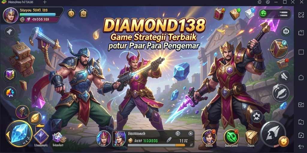Screenshot gameplay DIAMOND138 menampilkan pertarungan strategi yang menegangkan.