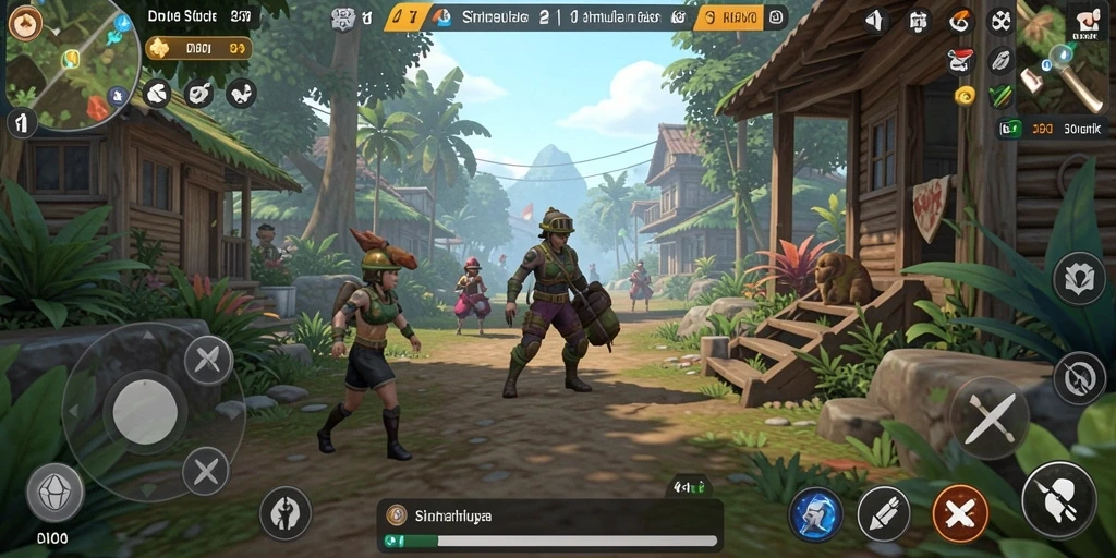 Tampilan gameplay DY01 yang interaktif dan menarik dalam simulasi kehidupan.