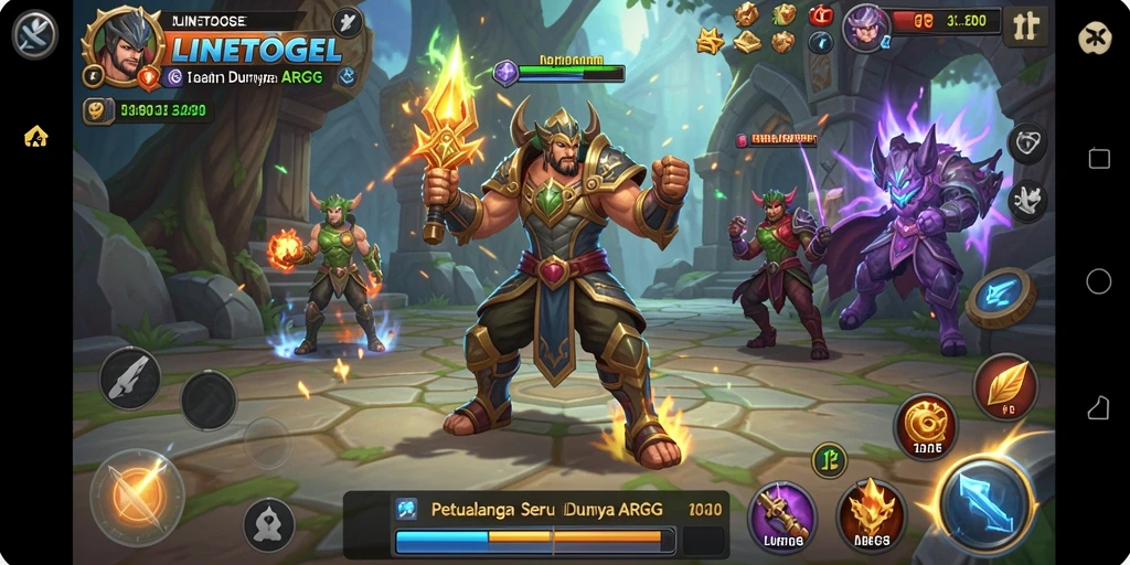Gameplay menarik dan seru di dalam dunia ARPG LINETOGEL.
